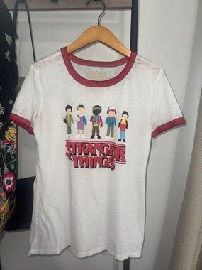 Stranger Things Pixel Top Size Large